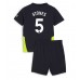 Maillot de foot Manchester City John Stones #5 Extérieur vêtements enfant 2024-25 Manches Courtes (+ pantalon court)